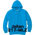 ジップアップライトパーカー Jellan 217-MLZ ジップアップライトパーカー Jellan 217-MLZ