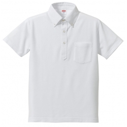 5.3オンス ドライカノコ ユーティリティー ポロシャツ（ボタンダウン）（ポケット付）UA-5051
