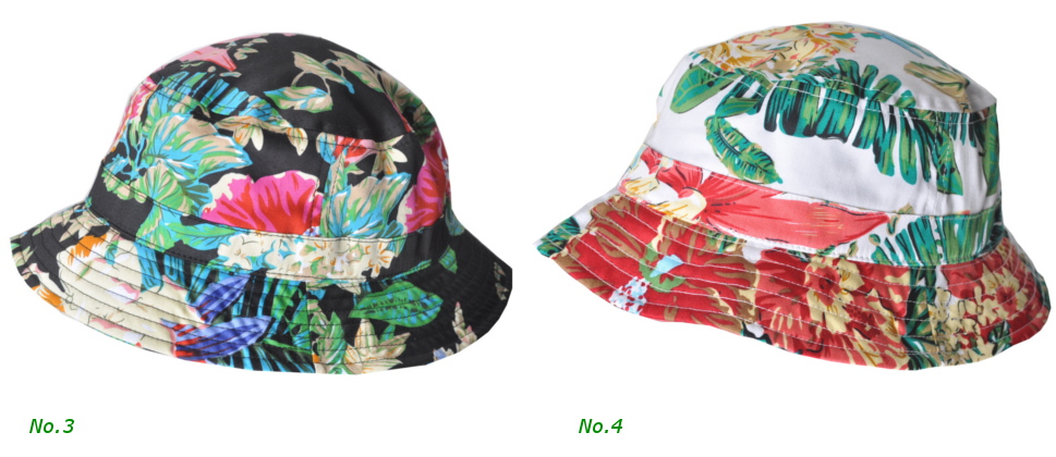 NEW FASHIONS OF NEW YORK フローラルプリント　バケットハット　NFPT1506