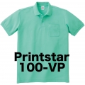 T/Cポロシャツ（ポケット付） Printstar 100-VP