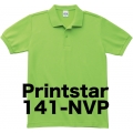 T/Cポロシャツ（ポケット無し）　Printstar　141-NVP