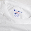 チャンピオン　5.2oz ロングスリーブTシャツ襟タグ無し（袖エンブレム付き）CC8C